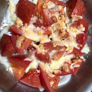簡単トマトのチーズ焼き♪